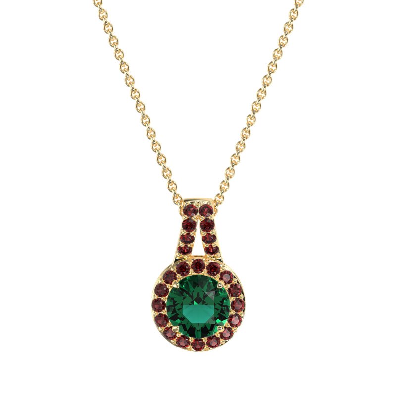 Classic Halo Necklace