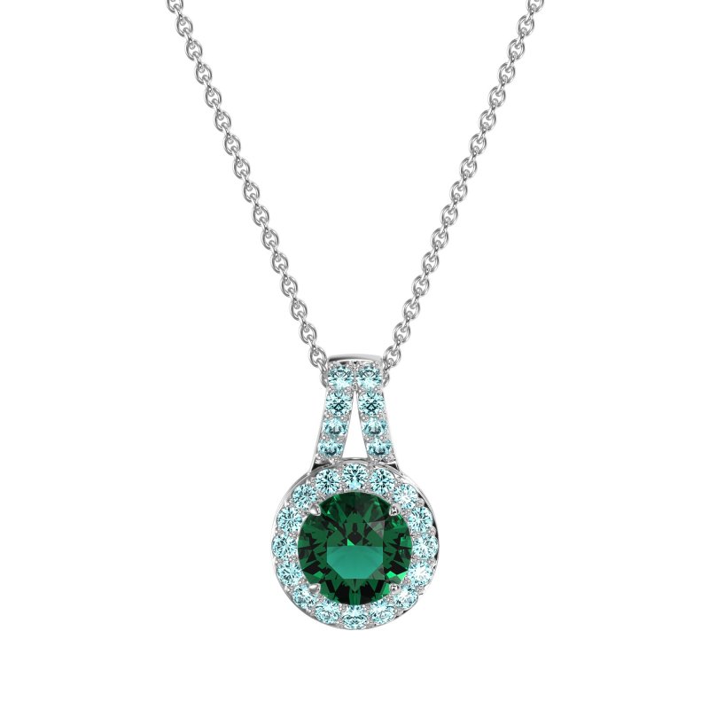 Classic Halo Necklace
