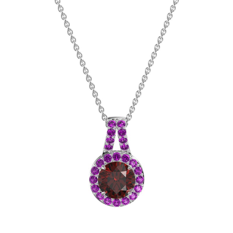 Classic Halo Necklace