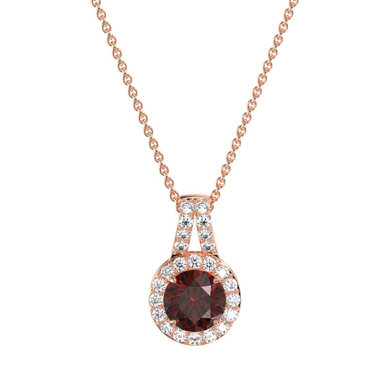 Classic Halo Necklace
