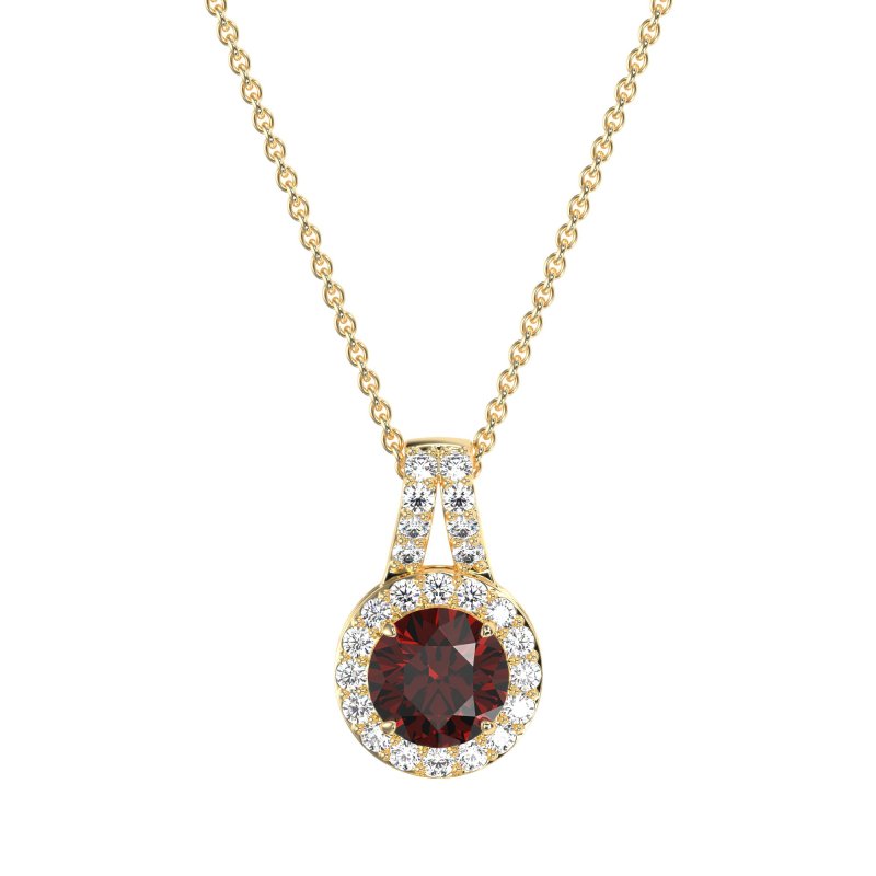 Classic Halo Necklace