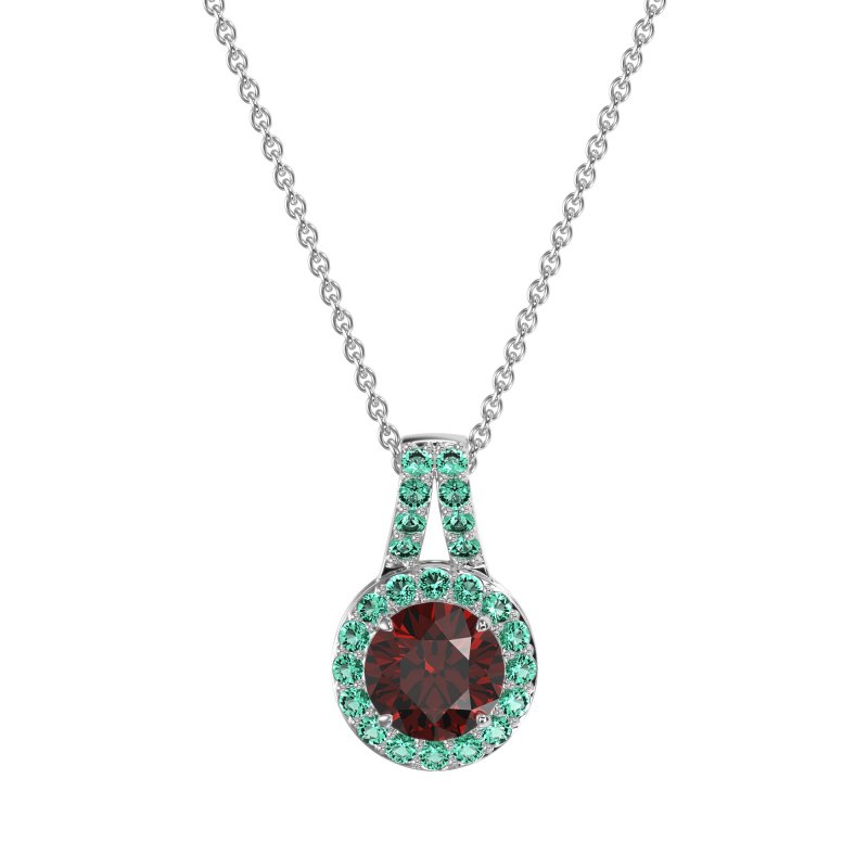 Classic Halo Necklace