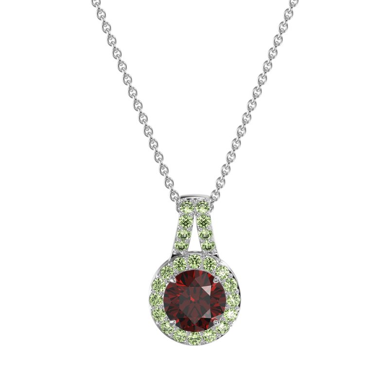 Classic Halo Necklace