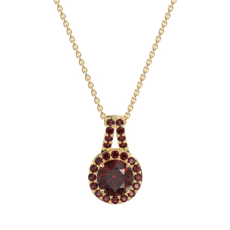 Classic Halo Necklace