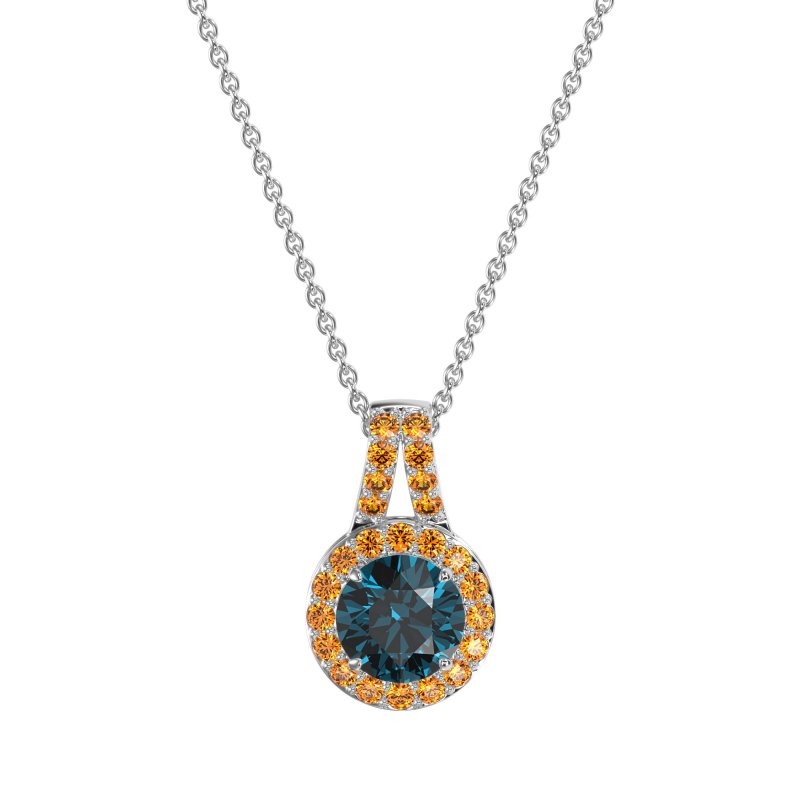 Classic Halo Necklace