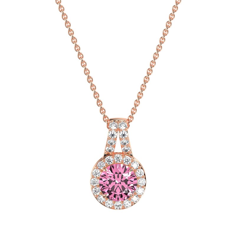 Classic Halo Necklace