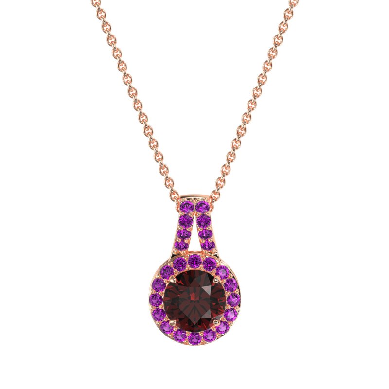 Classic Halo Necklace
