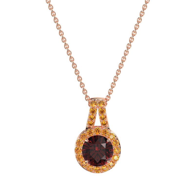 Classic Halo Necklace