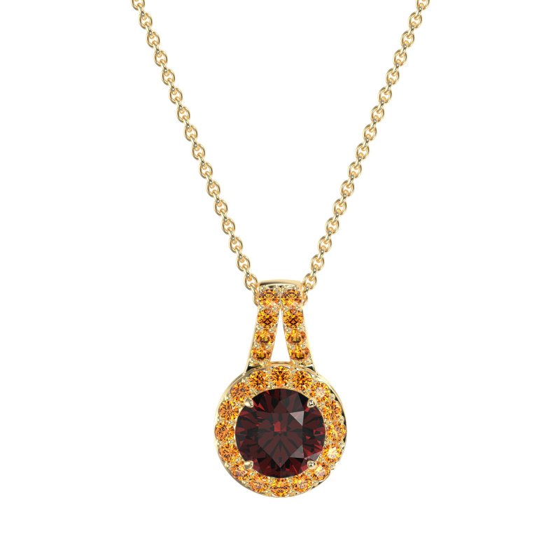 Classic Halo Necklace