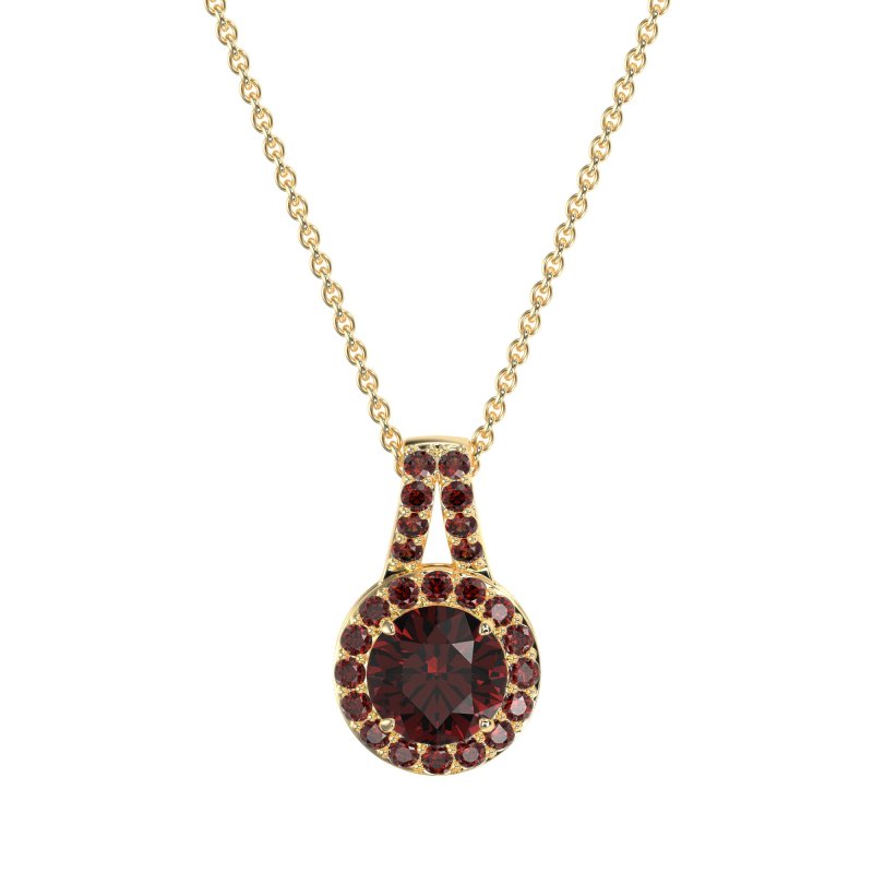 Classic Halo Necklace