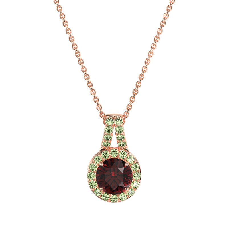 Classic Halo Necklace