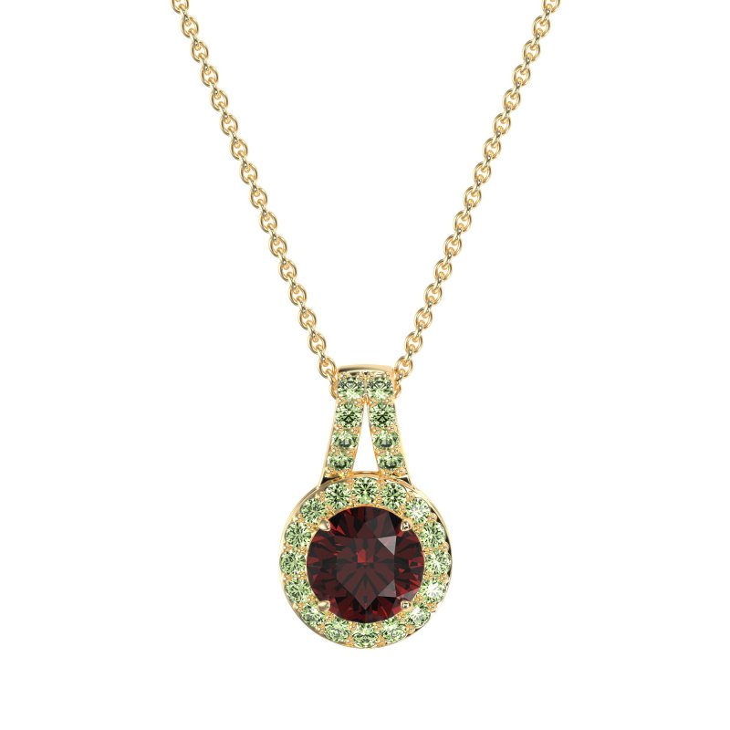 Classic Halo Necklace