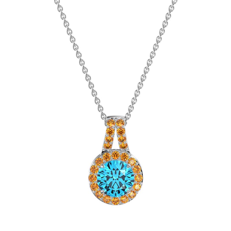 Classic Halo Necklace