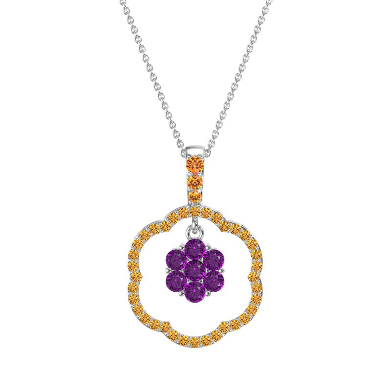 Flower Inside Flower Necklace