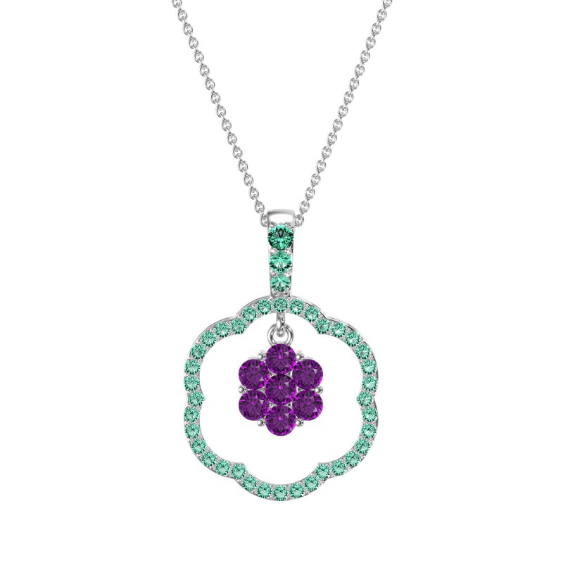Flower Inside Flower Necklace