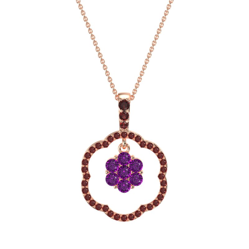 Flower Inside Flower Necklace