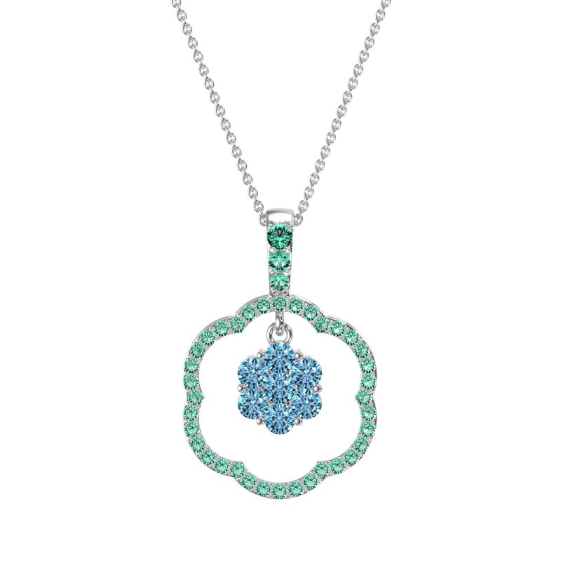 Flower Inside Flower Necklace