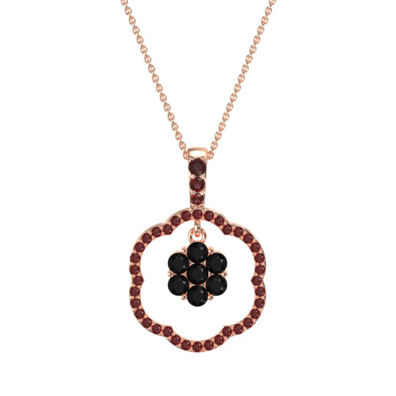 Flower Inside Flower Necklace