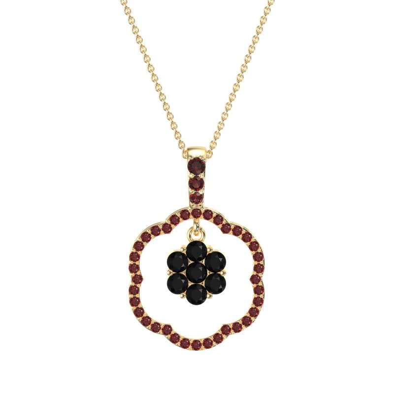 Flower Inside Flower Necklace