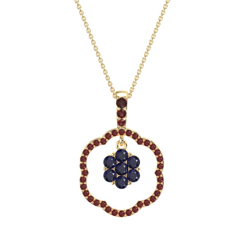 Flower Inside Flower Necklace