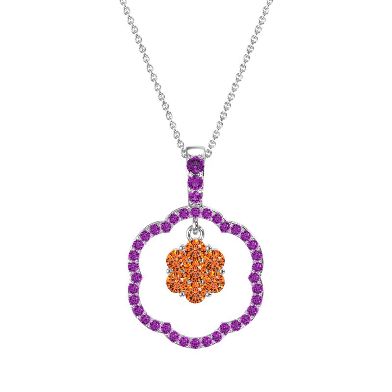 Flower Inside Flower Necklace