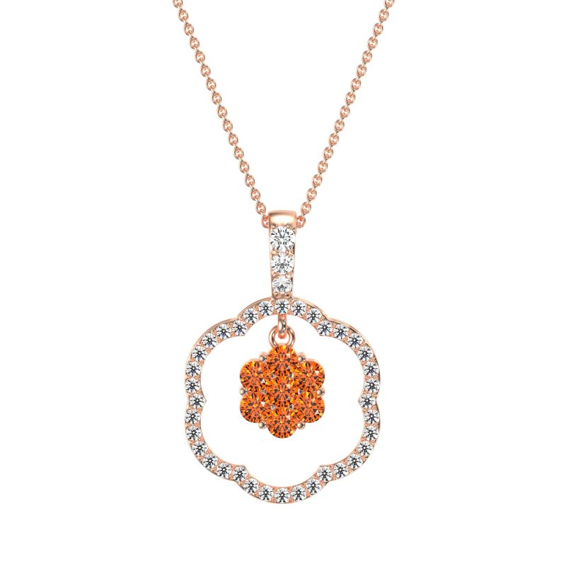 Flower Inside Flower Necklace