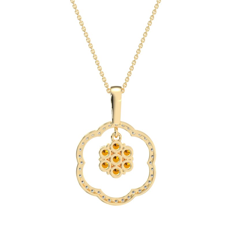 Flower Inside Flower Necklace