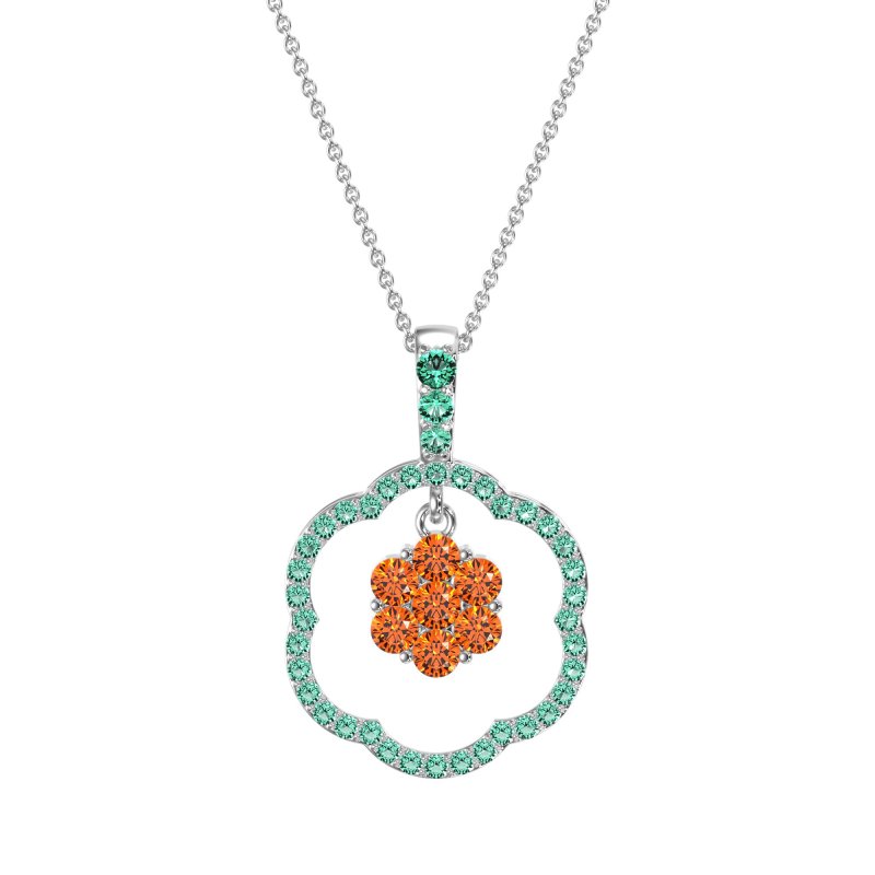 Flower Inside Flower Necklace