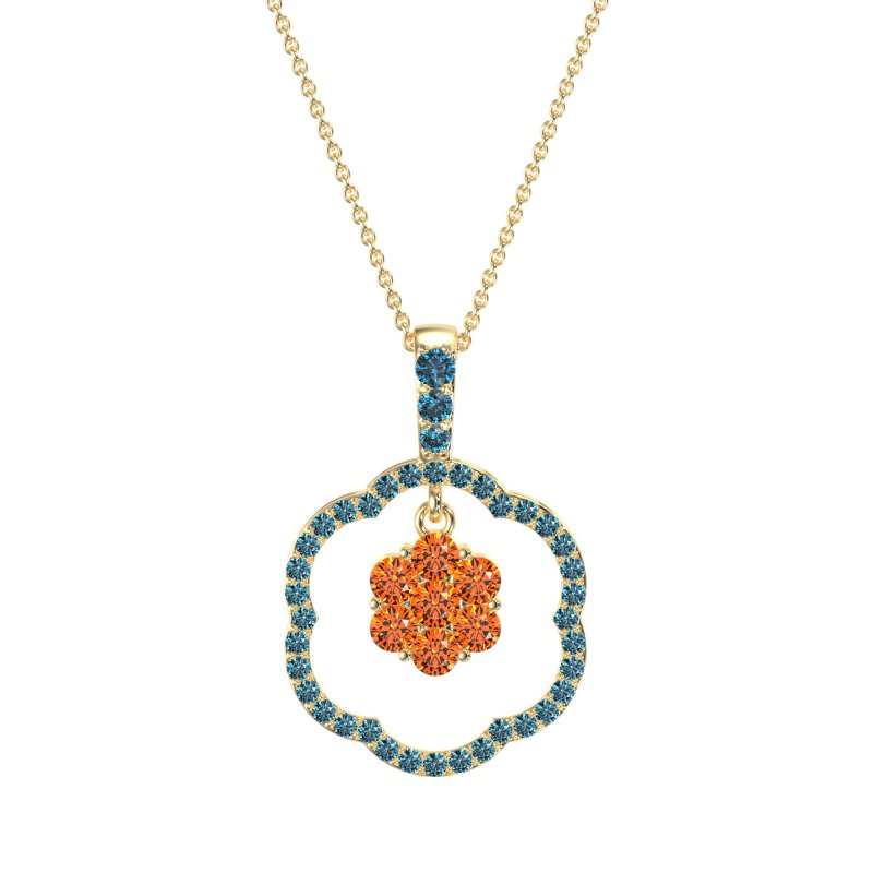 Flower Inside Flower Necklace