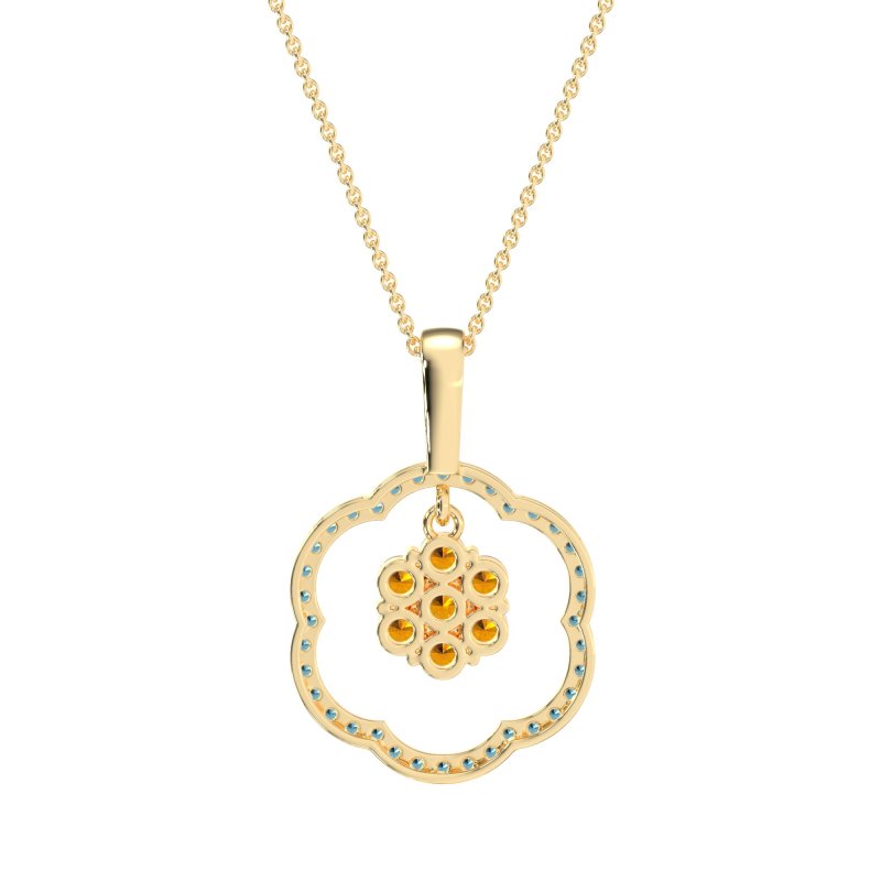 Flower Inside Flower Necklace