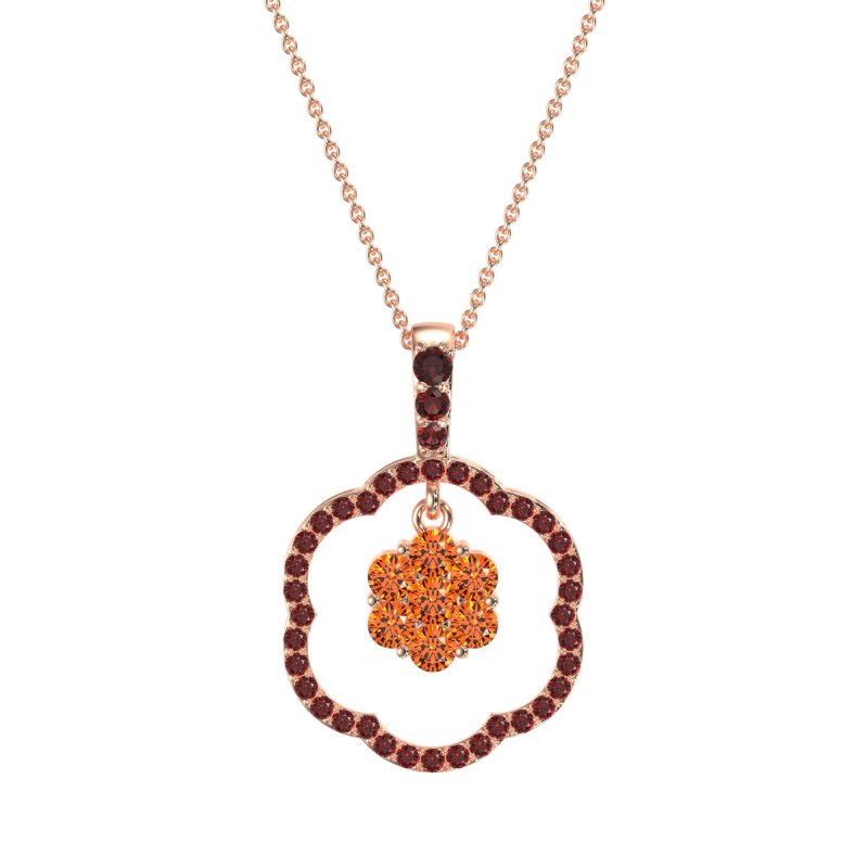 Flower Inside Flower Necklace