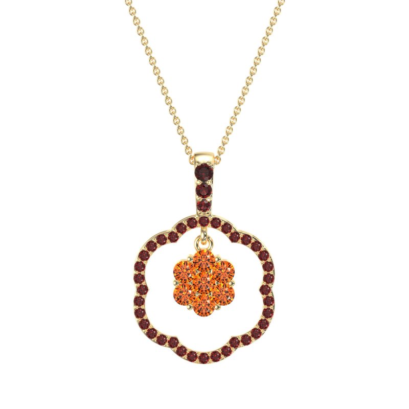 Flower Inside Flower Necklace