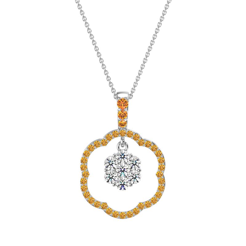 Flower Inside Flower Necklace