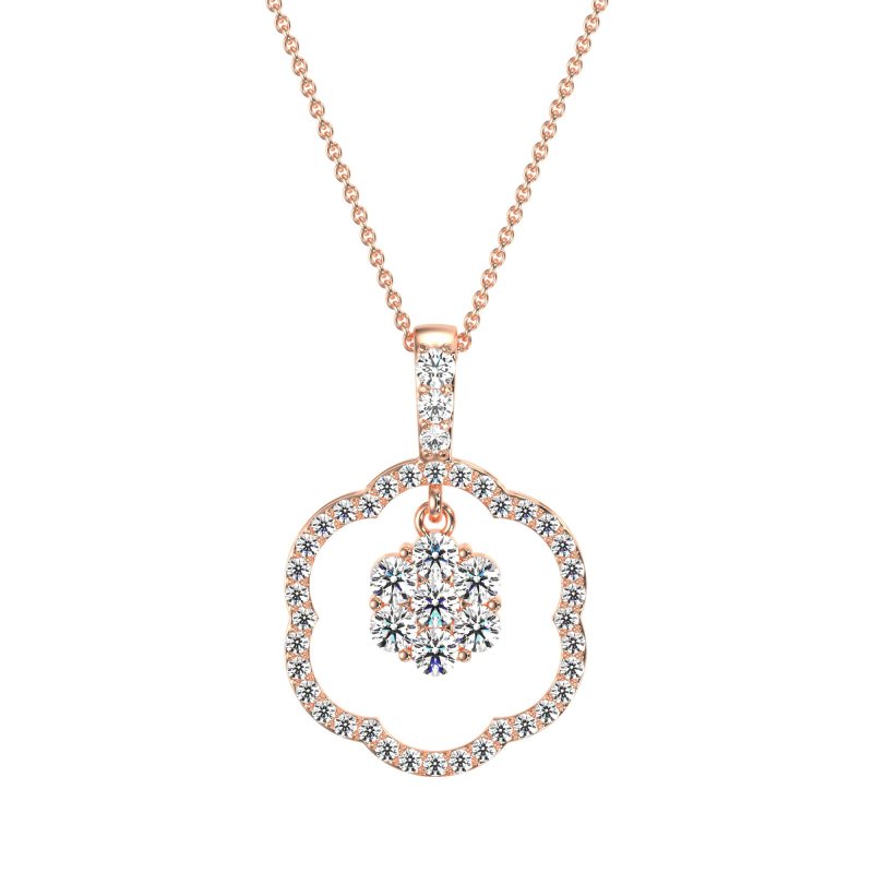 Flower Inside Flower Necklace