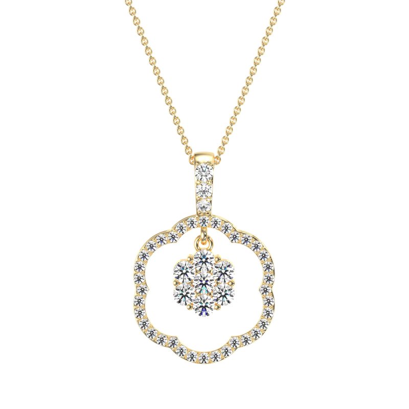 Flower Inside Flower Necklace