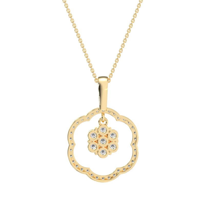 Flower Inside Flower Necklace