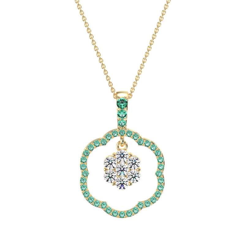 Flower Inside Flower Necklace