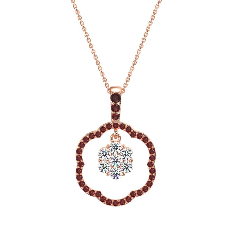 Flower Inside Flower Necklace