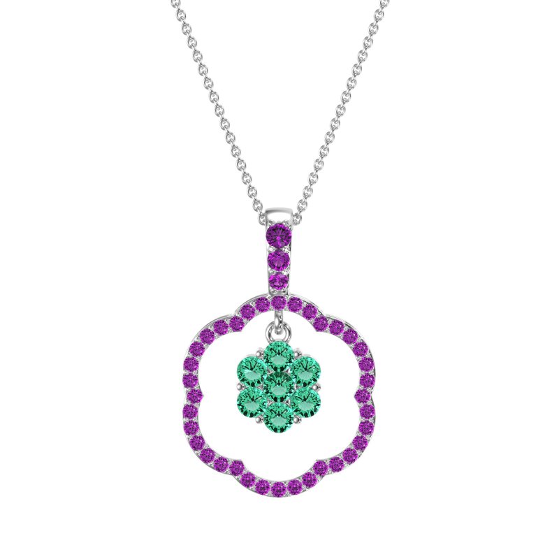 Flower Inside Flower Necklace