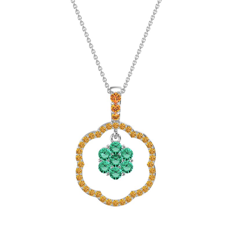 Flower Inside Flower Necklace