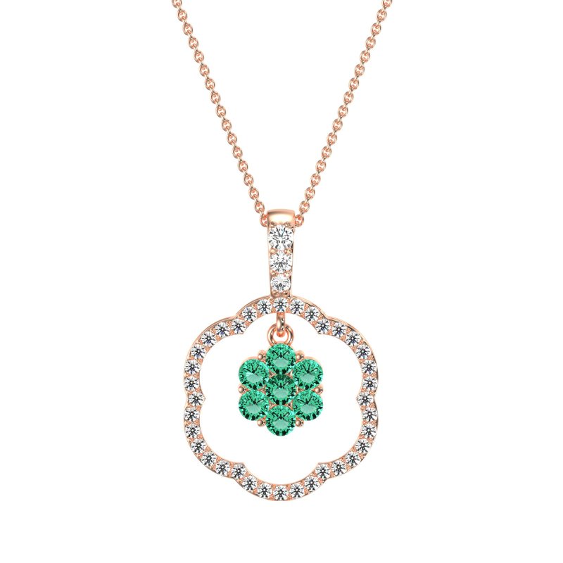 Flower Inside Flower Necklace