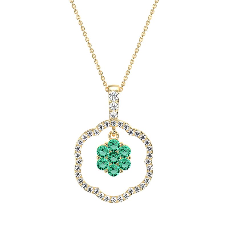 Flower Inside Flower Necklace