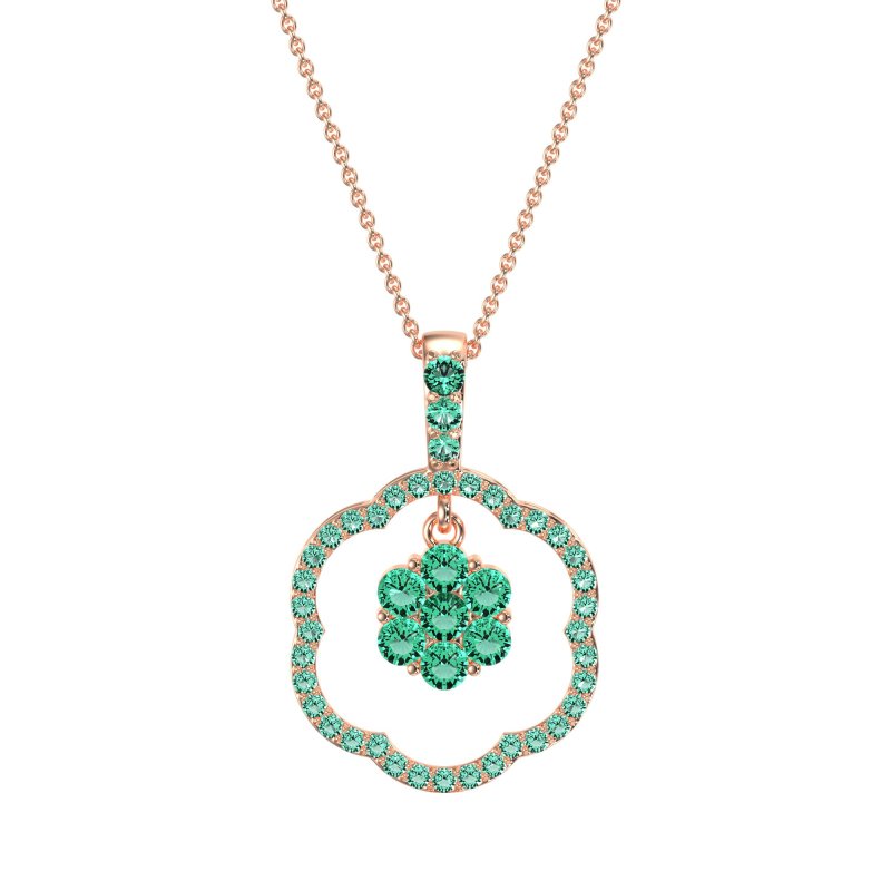 Flower Inside Flower Necklace