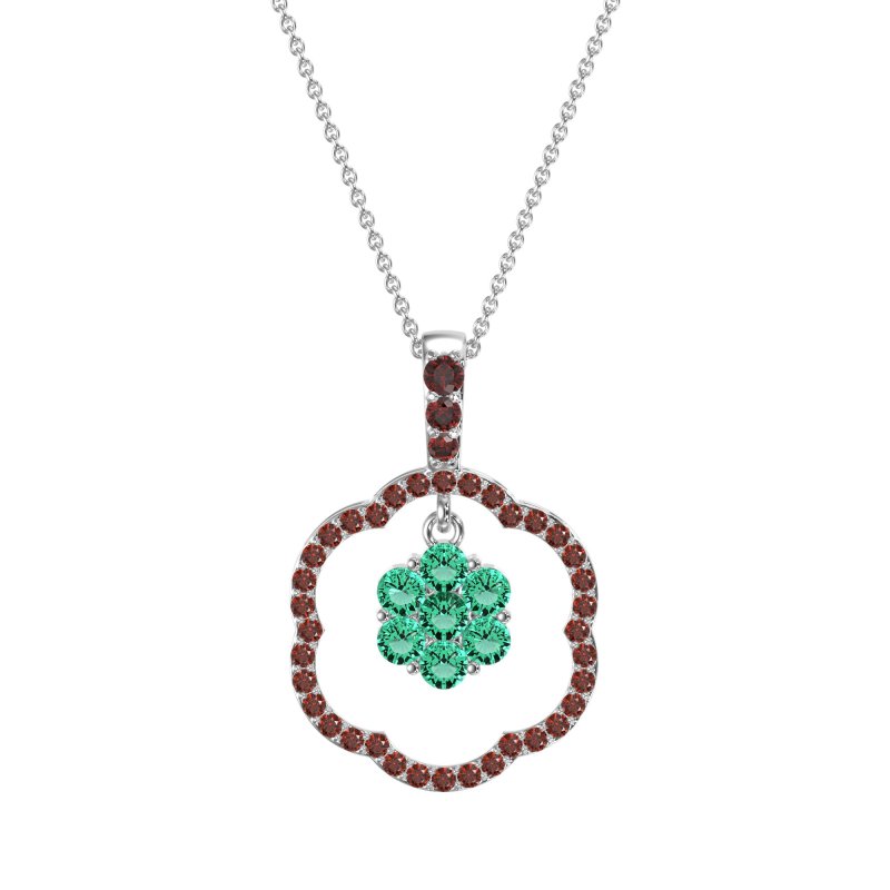 Flower Inside Flower Necklace