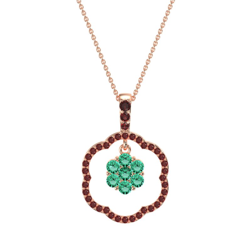 Flower Inside Flower Necklace