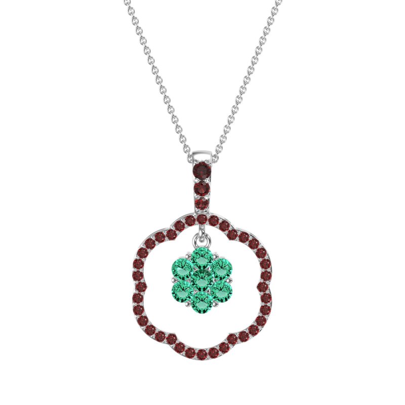 Flower Inside Flower Necklace