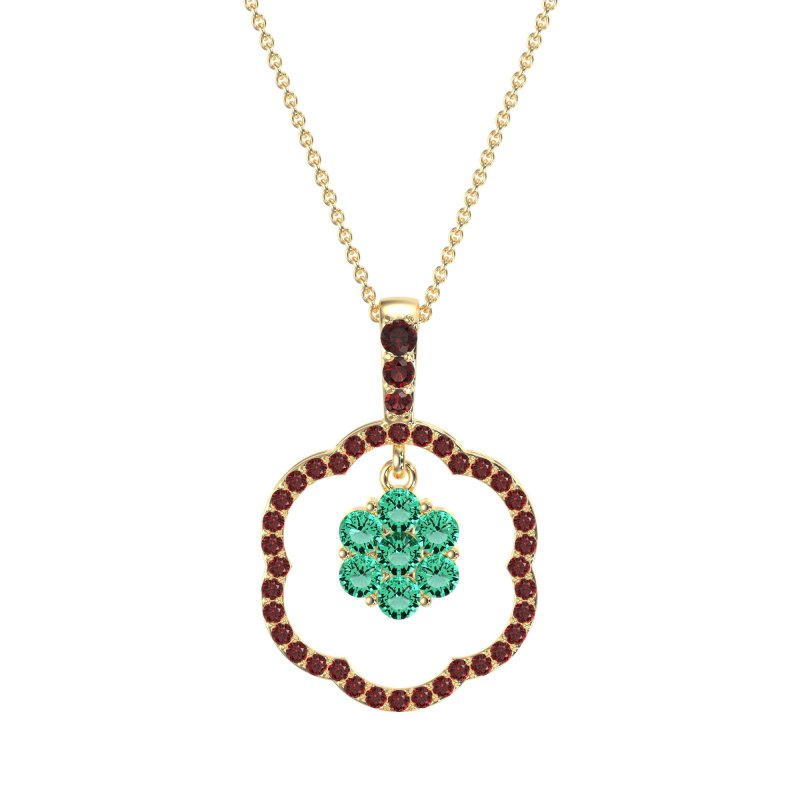 Flower Inside Flower Necklace