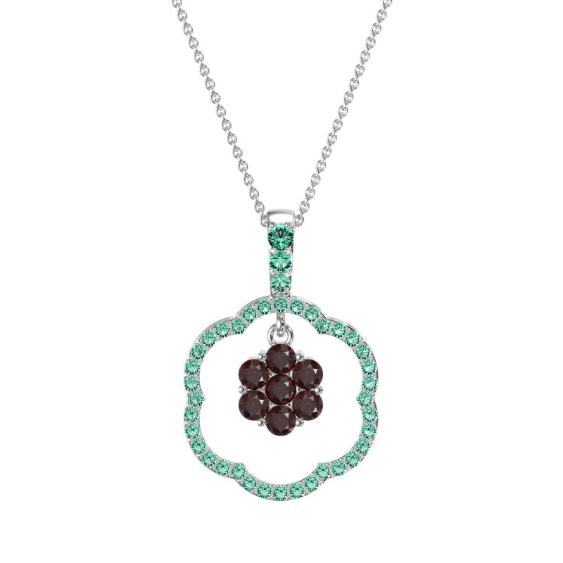 Flower Inside Flower Necklace