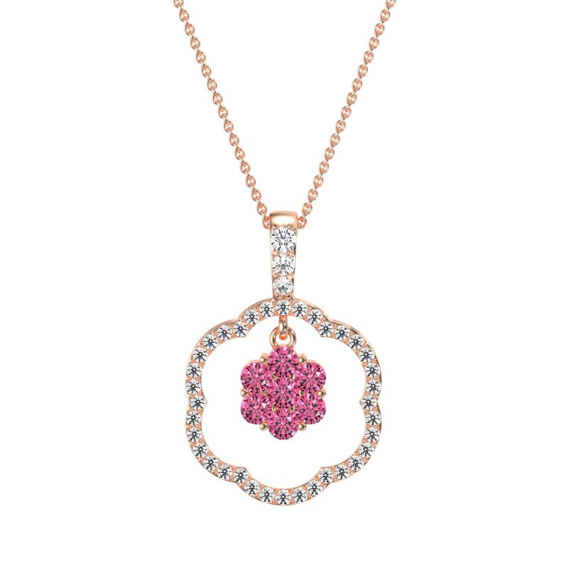 Flower Inside Flower Necklace