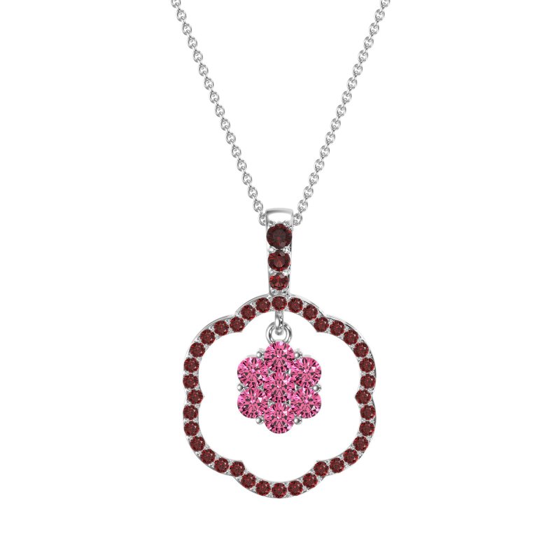 Flower Inside Flower Necklace